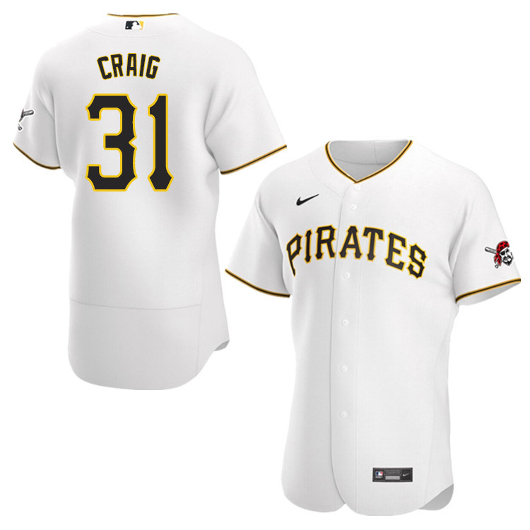 Nike Men #31 Will Craig Pittsburgh Pirates Baseball Jerseys Sale-White